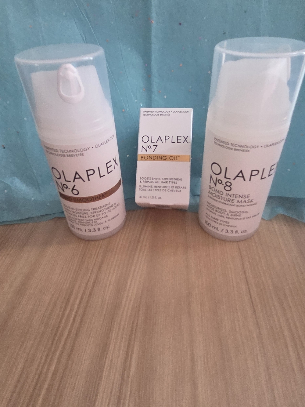 NEW OLAPLEX No. 6 No. 7 No. 8 Hair Repair Bundle Full Size Bond Smoother OilMask